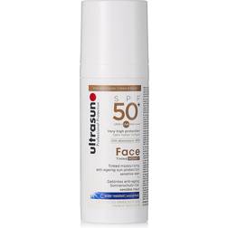 Ultrasun Tinted Moisturising Anti-ageing Face Sun Protection SPF50+ PA++++ Honey 1.7fl oz