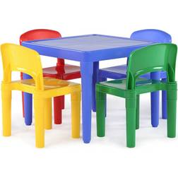Humble Crew Primary Plastic Activity Table & 4 Chairs