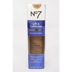 No7 Lift & Luminate Triple Action Serum Foundation SPF15 #16 Deep Honey