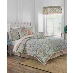 Waverly 4 Piece Artisanal Comforter Set King Bed Linen Multicolor