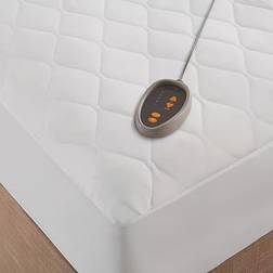 Beautyrest Microfiber Heated Mattress Cover White (203.2x152.4)