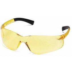 Safety Glasses, Amber Scratch-Resistant