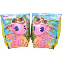 9 Inflatable Pink Dragon Swimming Arm Floats