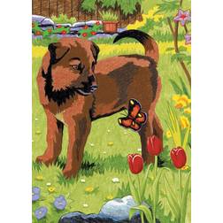 Royal & Langnickel Mini Color Pencil By Number Kits Puppy Butterfly