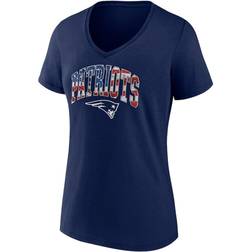 Fanatics New England Patriots Team Banner Wave V-Neck T-Shirt W