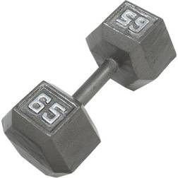 Cap Barbell Cast Iron Hex Dumbbell 65lbs