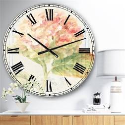 Design Art Floursack Florals VIII Wall Clock Wall Clock 36"