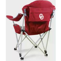 Picnic Time Oklahoma Sooners Reclining Camp Chair