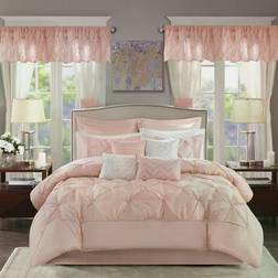 Madison Park Essentials Bed Sheet Pink (228.6x228.6cm)