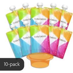 Baby Brezza Reusable Baby Food Pouches 10-pack