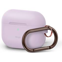 Elago Apple AirPods Pro Case Original Case Designed for Apple AirPods Pro Case for AirPod Pro Protective Silicone Cover with Keychain (Lavender)