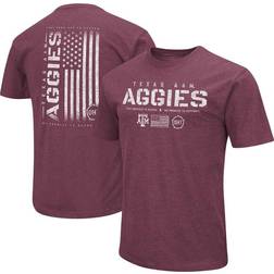 Colosseum Athletics Texas A&M Aggies OHT Military Appreciation Flag 2.0 T-Shirt Sr