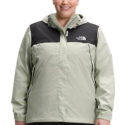 The North Face Women’s Antora Jacket Plus Size - TNF Black/Tea Green