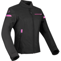 Bering Riva Ladies Motorcycle Textile Jacket, black-orange, for Women, black-orange, for Women Woman