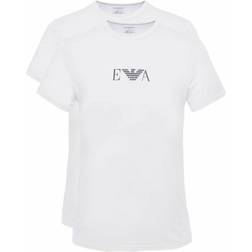 Emporio Armani Short Sleeve T-shirt 2-pack - White