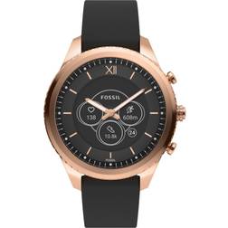 Fossil Stella Gen 6 Hybrid Smartwatch with Leather Band