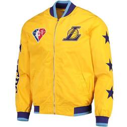 JH Design Los Angeles Lakers City Edition Bomber Full Zip Jacket Sr