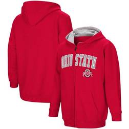 Colosseum Athletics Ohio State Buckeyes Arch Logo Full-Zip Hoodie Youth