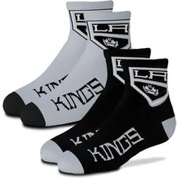 For Bare Feet Los Angeles Kings Quarter-Length Socks 2-Pack Youth