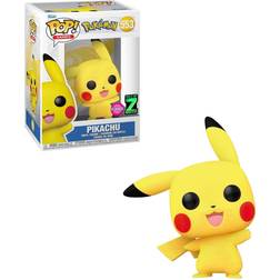 Pokémon Pop Vinyl Figure Pikachu Flocked Zavvi Exclusive