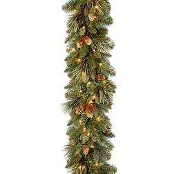 National Tree Company Pine Prelit Garland 108.0 (Green) Christmas Tree