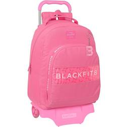 Safta School Rucksack with Wheels BlackFit8 Glow up Pink (32 x 42 x 15 cm)