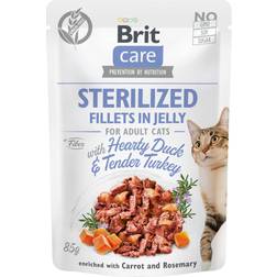 Brit Care Cat Pouch Fillets in Jelly with Duck&Turkey