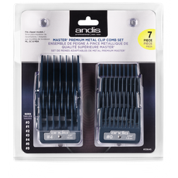 Andis 7 Master Premium Metal Comb Set Attachments 33645