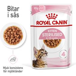 Royal Canin Kitten SterilisedGravy kattmat 12x85g