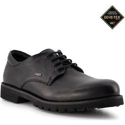 Panama Jack Men's lace-up shoes in Waterproof leather with Gore-Tex lining, Black