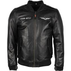 Helstons Helico Motorcycle Leather Jacket, black, XL, black