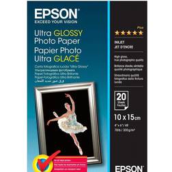 Epson Ultra Glossy Photo Paper 10x15cm 20 Sheets