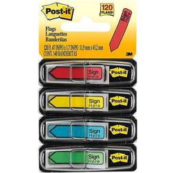 3M Post-it Sign Here Flags (120pk)