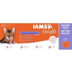 IAMS Delights Multipack Land & Sea Jelly 48x85g