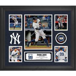 Fanatics New York Yankees Aaron Judge Framed 5-Photo Collage with a Piece of Game Used Baseball