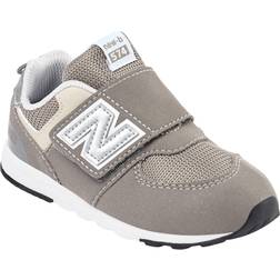 New Balance Kids' 574 NEW-B Hook & Loop Grey/Pink - Compare Prices ...