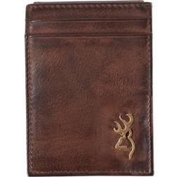 Browning Brass Buck Leather Card Master Wallet