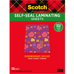 Scotch LS854SS-50 Single-Sided Self Seal Laminating Sheets, Letter Size