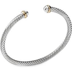 David Yurman Cable Classics Bracelet - Silver/Gold