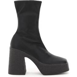 Stella McCartney Skyla Chunky Platform Ankle Boots - Black