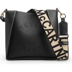 Stella McCartney Logo Grainy Alter Mat Shoulder Bag