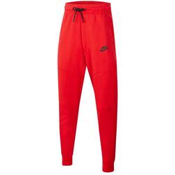 Nike Boy's Sportswear Tech Fleece Trousers - University Red/Black (CU9213-657)