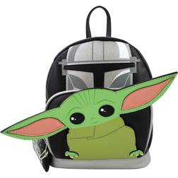 Fast Forward Star Wars Mandalorian Grogu Mini Backpack Black/Green/Gray One-Size