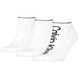 Calvin Klein Athletic Ankle Socks 3-pack Men - White