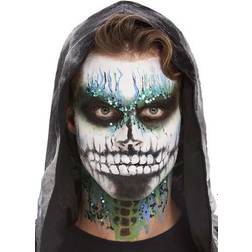 Smiffys Glow in the Dark Skeleton Makeup Kit with Glitter