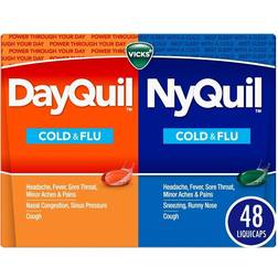Vicks Dayquil Nyquil Cold & Flu 48 Liquid Capsule