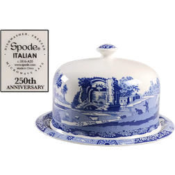 Spode 250th Anniversary Blue Italian Cheese Dome