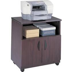 Mobile Machine Stand by Safco Office Furniture Mahogany