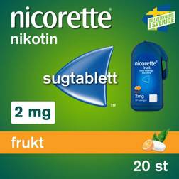 Nicorette Frukt 2mg 20 st Sugetablett