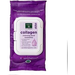 Earth Therapeutics Collagen Cleansing Facial Towelettes 30-pack